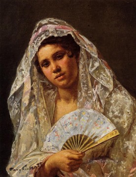 María Cassatt Painting - Una Bella Sevillana madres hijos Mary Cassatt